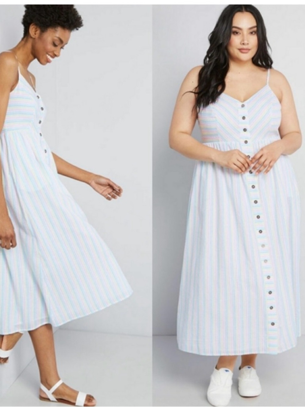 ModCloth Sun Dress. Xl. Pastels